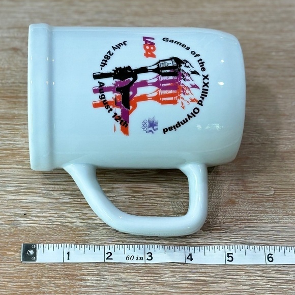 Vintage Torch 1983/1984 LA Olympic Star In Motion Mug - Picture 6 of 7